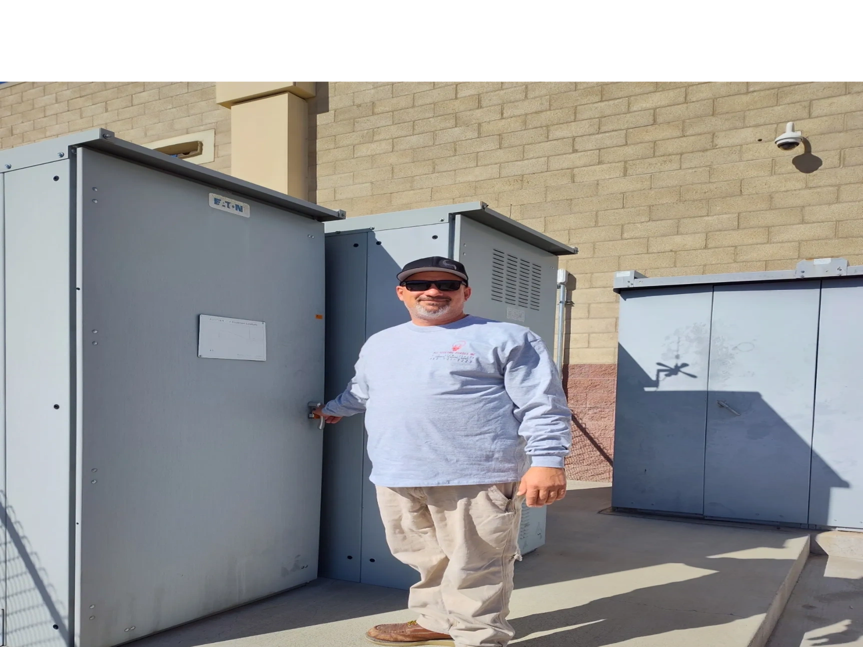 All Electric Phases crew on a job site