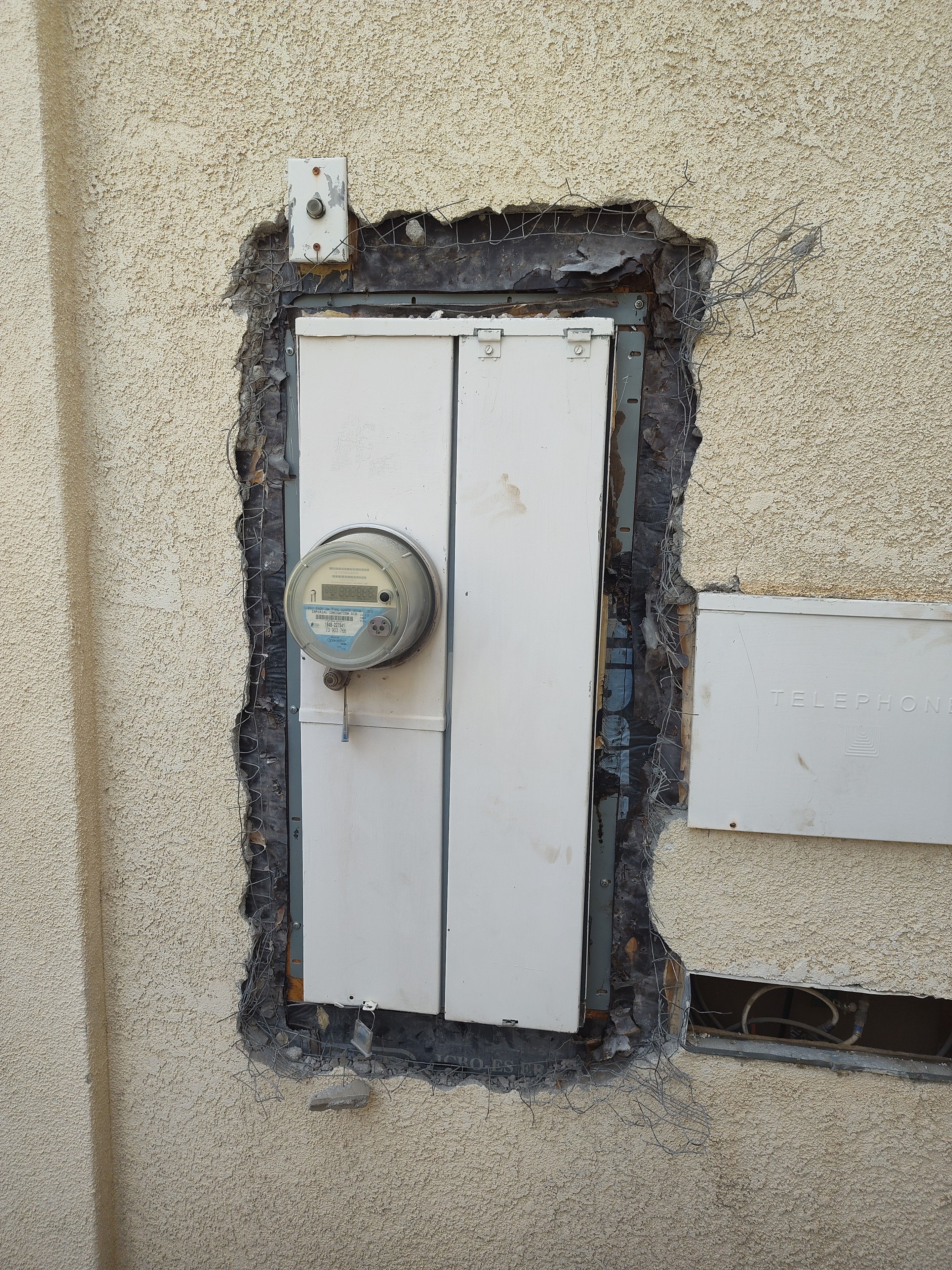 Completed electrical panel upgrade project