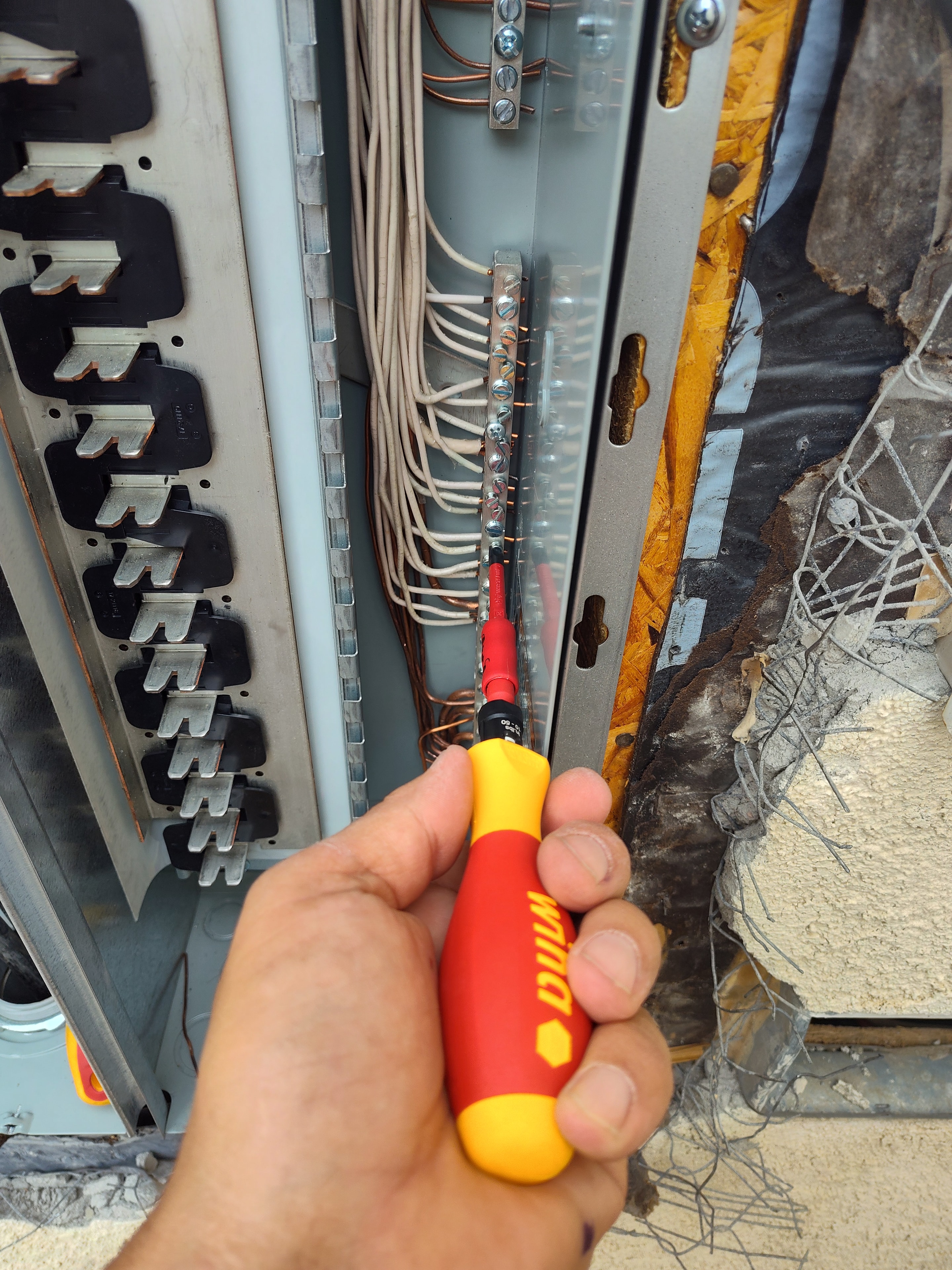Electrical panel upgrade completed by All Electric Phases